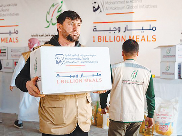 Sheikh Mohammed donates 400m meals to â1 Billion Mealsâ campaign