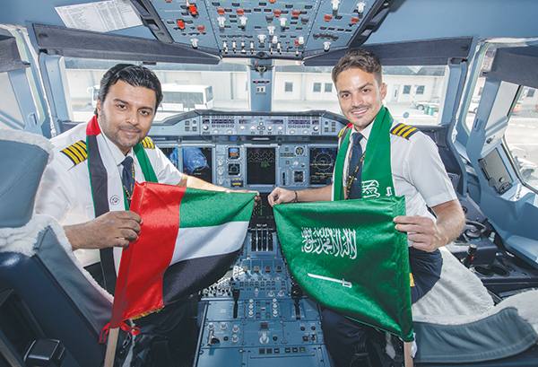 Etihad marks Saudi National Day with special Year of Zayed A380 flight ...