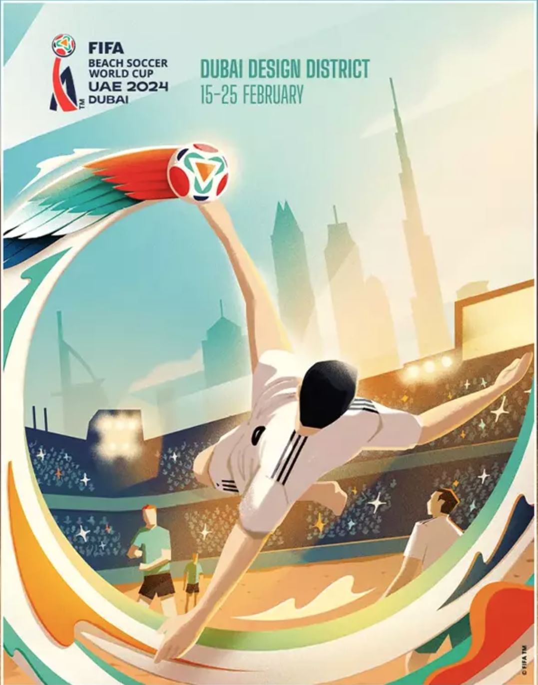 Official Poster revealed for FIFA Beach Soccer World Cup UAE 2024 Dubai –  The Gulf Time Newspaper