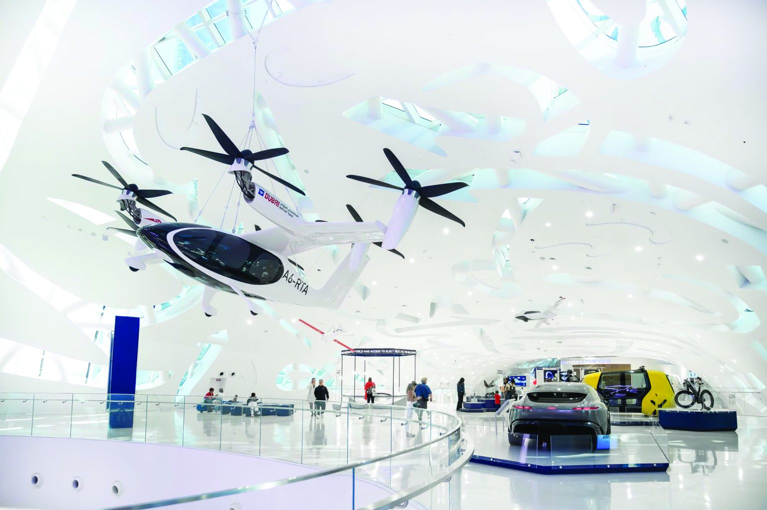 Museum of the Future unveils aerial taxi prototype installation - The ...