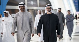 Khaled bin Mohamed bin Zayed visits Youth 4 Sustainability Hub at ADSW