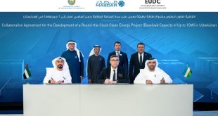 Masdar, EUDC to explore green energy project in Uzbekistan