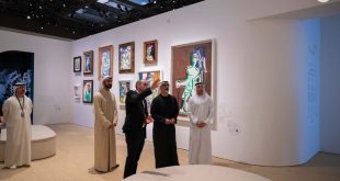 Khaled bin Mohamed bin Zayed visits seasonal art exhibitions at Louvre Abu Dhabi