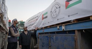 301st aid convoy enters Gaza under Operation Chivalrous Knight 3