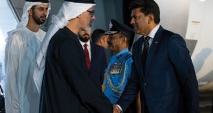 On behalf of UAE President, Crown Prince of Abu Dhabi arrives in New Delhi to participate in India AI Impact Summit