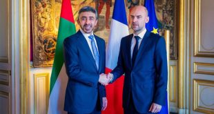 Abdullah bin Zayed meets France’s Foreign Minister in Paris