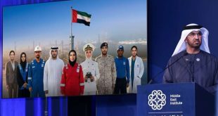Sultan Al Jaber dedicates MEI’s Leadership Award to UAE President, frontline workers