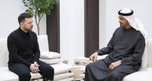 UAE and Ukrainian Presidents discuss cooperation and regional developments