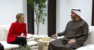 UAE President and Italian Prime Minister discuss regional developments and bilateral cooperation