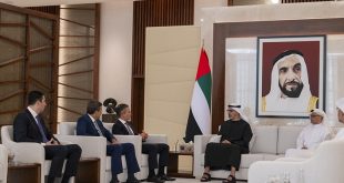 Khaled bin Mohamed bin Zayed meets  CEO of Nubank for digital banking and financial services