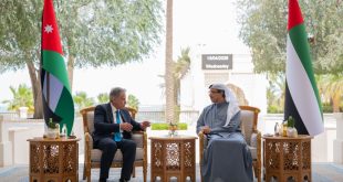 Mansour bin Zayed, Jordanian PM witness signing of agreement to develop railway network in Jordan, establish UAE–Jordan Railway Company