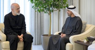 UAE President receives Prime Minister of Albania