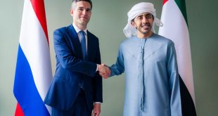 Abdullah bin Zayed, Dutch Foreign Minister discuss bilateral relations, regional developments