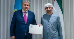 UAE President receives written message from President of Kazakhstan