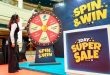 Over 3 days, 12 malls — endless wins with Spin & Win up to 90% off