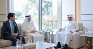 Maktoum bin Mohammed meets with Founder of Kasumigaseki Capital