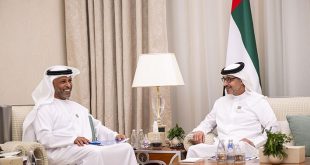 Hazza bin Zayed receives delegation from Khalifa University, reviews science and technology R&D