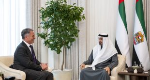 UAE President receives Australian Deputy Prime Minister and Minister for Defence