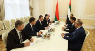 Al Zeyoudi meets PM of Belarus during official visit to Minsk