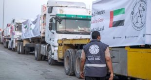 Four UAE aid convoys enter Gaza under ‘Operation Chivalrous Knight 3’