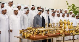 UAE President receives Presidential Camel Racing Team