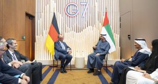 UAE President meets with German Chancellor on sidelines of G7 Summit
