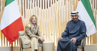 UAE President meets Italian Prime Minister on sidelines of G7 Summit