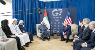 UAE President meets US President on sidelines of G7 Summit