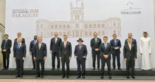 On behalf of UAE President, Thani Al Zeyoudi delivers UAE address at Mercosur Summit