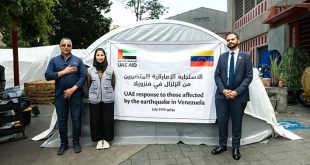 UAE sends 70 tonnes of humanitarian aid to Venezuela following twin earthquakes