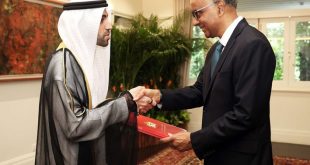 UAE Ambassador presents credentials to President of Singapore
