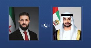 UAE and Syrian Presidents discuss cooperation and regional developments in phone call