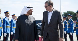 UAE President departs Belgrade at conclusion of working visit