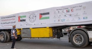 Five UAE humanitarian aid convoys deliver 683 tonnes of assistance to Gaza under Operation Chivalrous Knight 3