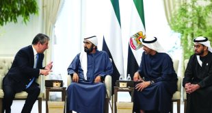 UAE President receives Prime Minister  of Kurdistan Region of Iraq in presence of Mohammed bin Rashid