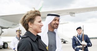 UAE President arrives in Germany on state visit