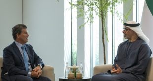 Khaled bin Mohamed bin Zayed meets Chairman of General Atlantic