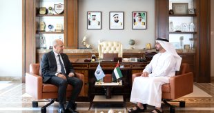 Saif bin Zayed meets INTERPOL President on sidelines of UN Congress