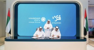 Masdar City Free Zone signs Fazaa partnership, first for Abu Dhabi free zone