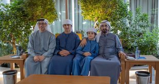 Mohammed bin Rashid meets with Mansour bin Zayed at Al Marmoom in Dubai
