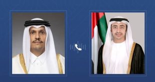 Abdullah bin Zayed, Qatari Prime Minister & FM discuss regional developments by phone