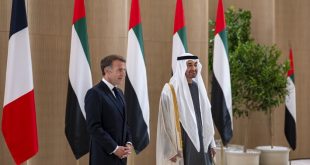 UAE President receives French President upon his arrival on official visit to the UAE
