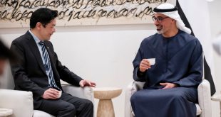Khaled bin Mohamed bin Zayed meets Prime Minister of Singapore at Zayed National Museum