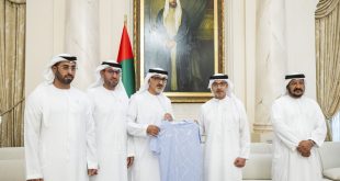 Hazza bin Zayed receives sheikhs, officials and citizens at Al Maqam Palace in Al Ain Region