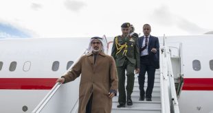 Crown Prince of Abu Dhabi arrives in Ottawa on official visit to Canada